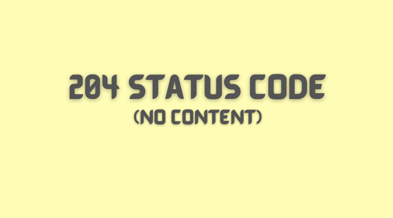 204 status code