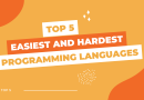 Top 5 easiest and hardest programming languages