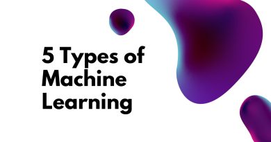 5 Types of machine learning