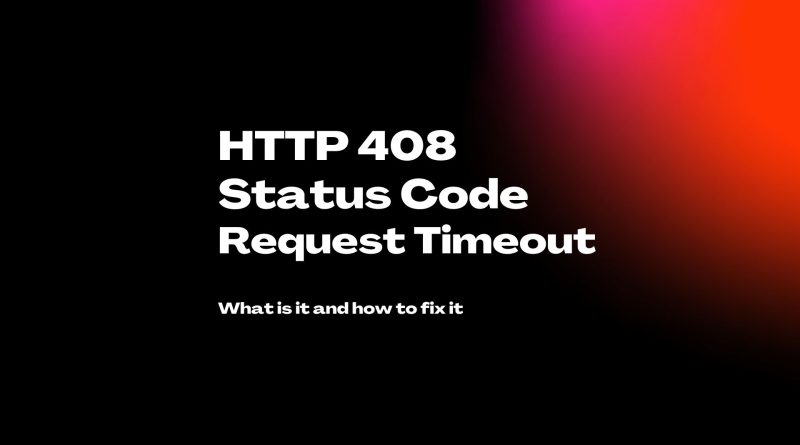 HTTP 408 status code