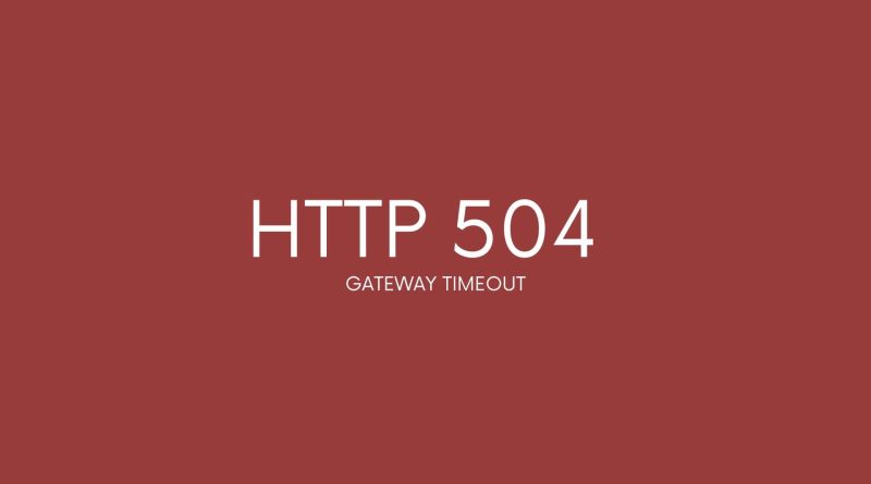 HTTP 504
